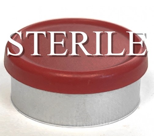 Red 20mm Sterile Flip Cap Vial Seals